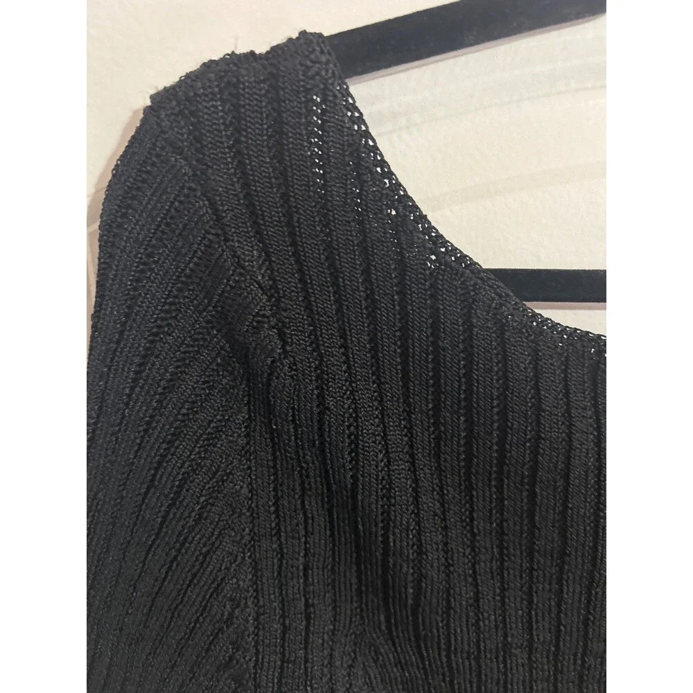 Free People San Lucas Women’s Pullover Sweater Top size M NW Rib Knit Low Back